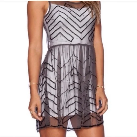 beaded tank dress Adrianna Papell Women's Beaded Floral Gown - Gem Green main image 0